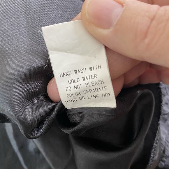 Akira Chicago Skirt Sz S Black Burnout Chiffon Lined Pleated Flare Lightweight - Picture 8 of 10